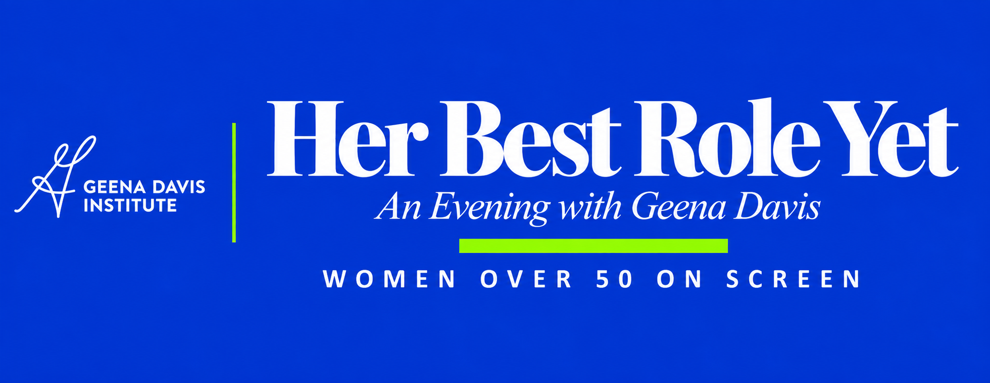 Her Best Role Yet:  Women Over 50 On Screen